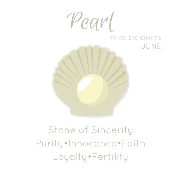 White Pearl 14k Gold Bar Necklace - Picture 2 of 2